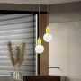 LAMPEHOLDER HOME SWEET HOME PORSELEN E27 GUL