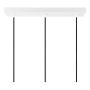 TAKLAMPE HOME SWEET HOME XXL 3 LAMPER E27 SANDHVIT