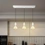TAKLAMPE HOME SWEET HOME XXL 3 LAMPER E27 SANDHVIT