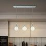 TAKLAMPE HOME SWEET HOME XXL 3 LAMPER E27 BETONG