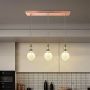 TAKLAMPE HOME SWEET HOME XXL 3 LAMPER E27 KOPPER