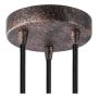TAKLAMPE HOME SWEET HOME RUND 3 E27 RUST