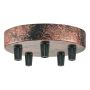TAKLAMPE HOME SWEET HOME RUND 5 E27 RUST