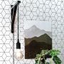 SOKKELDEKSEL HOME SWEET HOME E27 GUMMI SVART