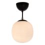 PLAFOND ANETA LIGHTNING RILLE SVART/OPAL