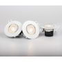 DOWNLIGHT ECOLITE STELLA DIMBAR HVIT 3-PK