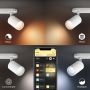 SPOTSKINNE PHILIPS HUE FUGATO PLATE/SPIRAL HVIT
