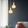 LYSPÆRE HOME SWEET HOME MILKY MELKEHVIT LED E27