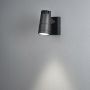VEGGLAMPE KONSTSMIDE ANDRIA LED SVART 