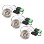 DOWNLIGHT LUMINANS CHESTER 3X7W NICKEL 3PK