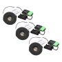 DOWNLIGHT LUMINANS CHESTER 3X7W SVART 3PK