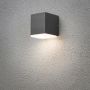 VEGGLAMPE KONSTSMIDE MONZA LED MØRK GRÅ 