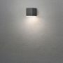 VEGGLAMPE KONSTSMIDE MONZA LED MØRK GRÅ 