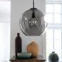 TAKLAMPE DYBERG LARSEN LOOP D30 SMOKE PENDEL SVART