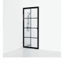 DUSJDØR SVEDBERGS RISTA 180° SCREENGLASS 90CM SVART