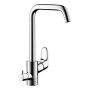KJØKKENBATTERI HANSGROHE ECOS L 1-GREPS 1JET M/STENGEVENTIL