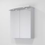 SPEILSKAP BATH DELUXE MARYLAND RUND 60CM HVIT MATT