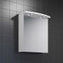 SPEILSKAP BATH DELUXE MARYLAND RUND 60CM HVIT MATT