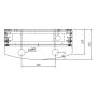 SPEILSKAP BATH DELUXE MARYLAND RUND 60CM HVIT MATT
