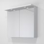 SPEILSKAP BATH DELUXE MARYLAND RETT 80CM HVIT MATT