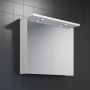 SPEILSKAP BATH DELUXE MARYLAND RETT 80CM HVIT MATT