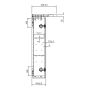 SPEILSKAP BATH DELUXE MARYLAND RETT 80CM HVIT MATT