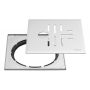 SLUKRIST VIESER CLASSIC Ø40MM 197X197MM RUSTFRI  