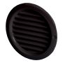 VENTILRIST FLEXIT PR PLAST SVART Ø100MM