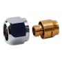 KOBLINGSSETT VATETTE KLEMHYLSE OG MUTTER 16X2,0-2,25MM KROM