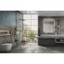 FLIS CORSO ITALIA CONCRETE 60X60CM 1.08M²/PK MØRKGRÅ