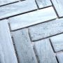 MOSAIKK HERRINGBONE STONE GREY 31,8X27,1CM 