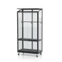DRIVHUS VITAVIA URBAN SVART ALUMINIUM/GLASS 0,35M²