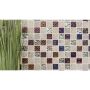 MOSAIKK SQUARE CRYSTAL/STONE MIX GREY XCM CR37