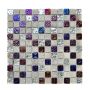 MOSAIKK SQUARE CRYSTAL/STONE MIX GREY XCM CR37