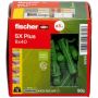 UNIVERSALPLUGG FISCHER SX PLUSS GRØNN 8X40MM 90STK