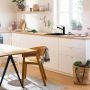KJØKKENBATTERI HANSGROHE ZESIS LEAN M34 SVART M/UTTREKKSTUT