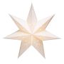 ADVENTSSTJERNE MARKSLÖJD SATURNUS 45CM HVIT