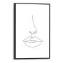 MALERI & DEKORBILDE REINDERS SLIM RAMME SVART LEPPER I LINJE 20X30CM