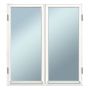 VINDU SOLID ELEMENTS SIDEHENGT 12X13 2-LUFT HVITMALT 2-GLASS 