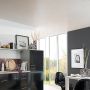 VEGG- OG TAKPANEL LOGOCLIC HVIT 1300X154X10MM 8STK/PK 1,33 M