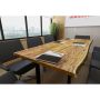 BENKEPLATE INTERBUILD TEAK 1 SIDE UKANTET 2200X635X30MM