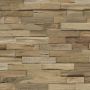 VEGGPANEL NATUR TEAK INDO 500X200MM 1.00M²
