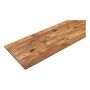 BENKEPLATE INTERBUILD OAK RUSTIC 26X635X2200MM