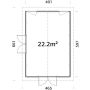 HAGESTUE PALMAKO ISABELLA 22,2M²