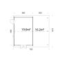 HAGESTUE PALMAKO IRENE MED CARPORT 19,0+16,2M²