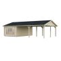HAGESTUE PALMAKO IRENE MED CARPORT 19,0+33,2M²