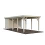 CARPORT PALMAKO KARL 23,1M² MED BOD