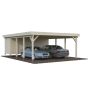 CARPORT PALMAKO KARL 40,6M² MED BOD
