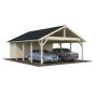 CARPORT PALMAKO ROBERT 40,6M² MED BOD
