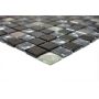 MOSAIKK SQUARE CRYSTAL/STEEL BLACK/GLASS